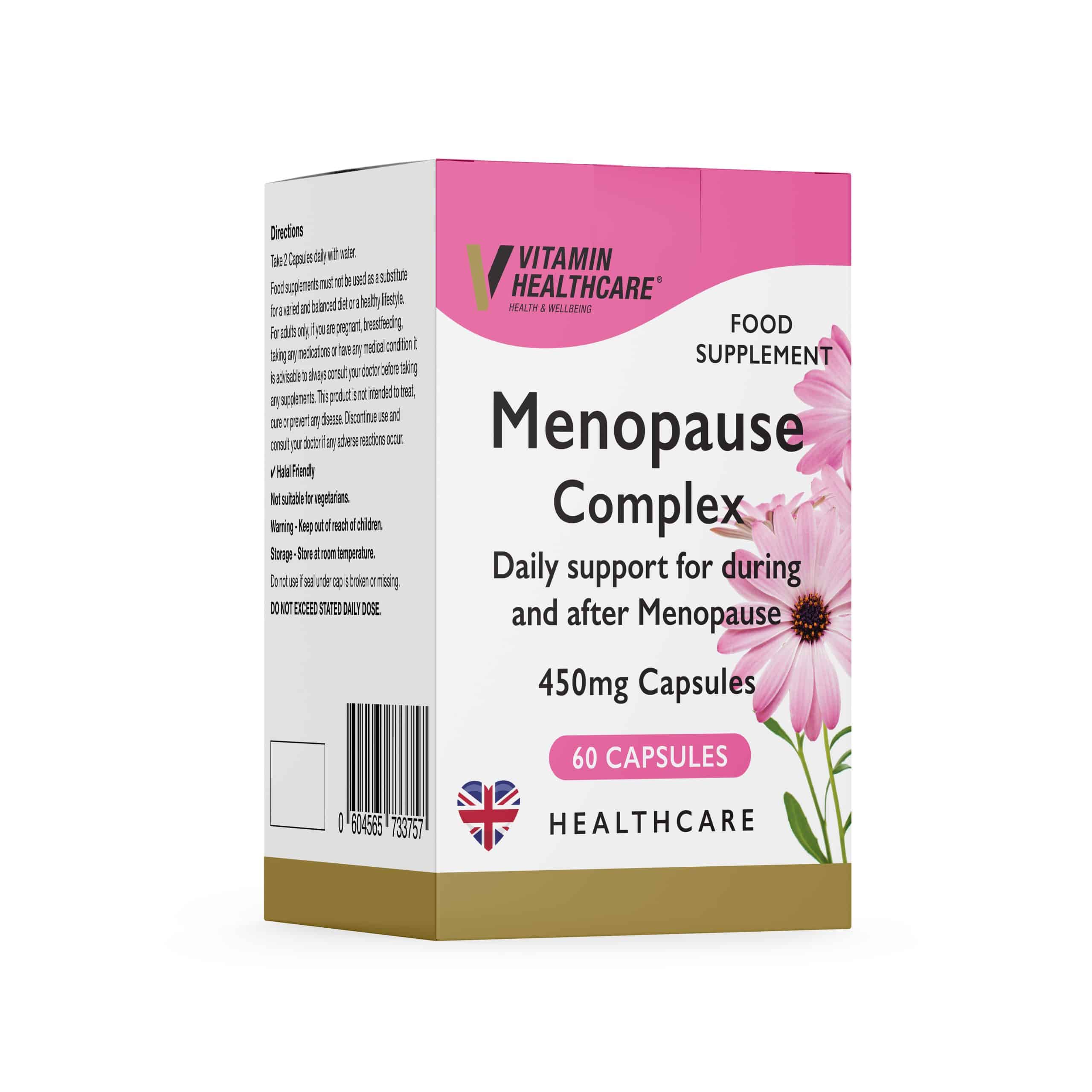 Menopause Complex Capsules 1 month supply Supplements Direct