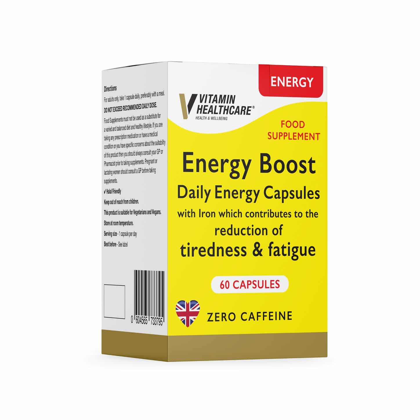 Energy Boost Capsules - Supplements Direct
